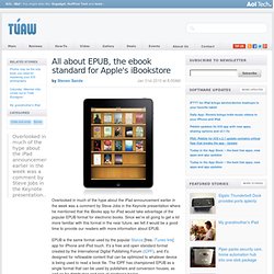 All about EPUB, the ebook standard for Apple&#039;s iBookstore