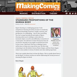 Standard Proportions Of The Human Body - Making Comics (dotCom)