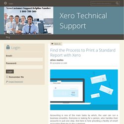 Find the Process to Print a Standard Report with Xero - Xero Technical Support : powered by Doodlekit