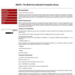 MCSTL: The Multi-Core Standard Template Library