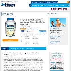 Migra-Eeze Standardized Butterbur-Ginger-Riboflavin Formula, 60 softgels