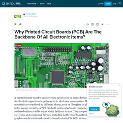 Why Printed Circuit Boards (PCB) Are The Backbone Of All Electronic Items?: standardpcb — LiveJournal