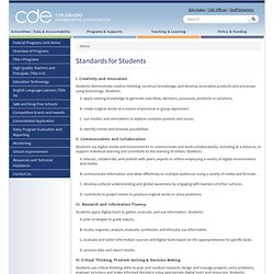 CDE Technology Standards