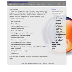 CSS Quick Tutorials