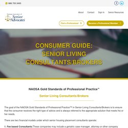 Gold Standards - Senior Living Brokers