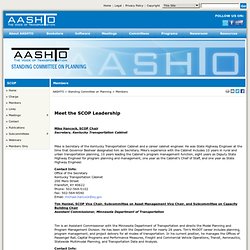 AASHTO - Standing Committee on Planning - Members