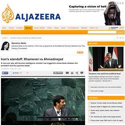 Iran's standoff: Khamenei vs Ahmadinejad