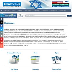 StandWithUs Resources