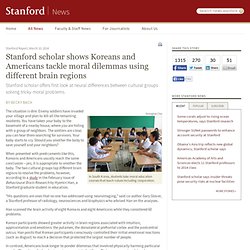 scholar shows Koreans and Americans use different brain regions for moral dilemmas