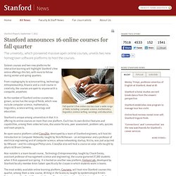 announces 16 free online courses for fall quarter