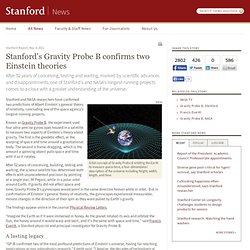 s Gravity Probe B confirms two Einstein theories - StumbleUpon