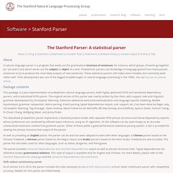 Stanford Arabic Parser