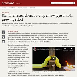researchers develop a new type of soft, growing robot