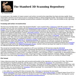 The Stanford 3D Scanning Repository