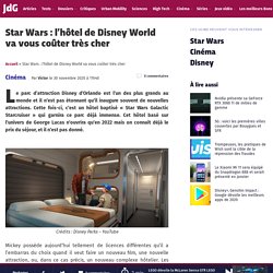 Star Wars : l'hôtel de Disney World va vous coûter très cher
