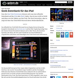Star Trek PADD: Geek-Datenbank für das iPad