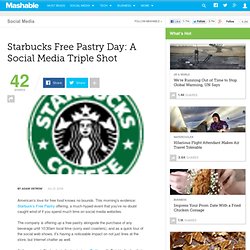 Starbucks Free Pastry Day: A Social Media Triple Shot