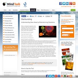 Starbursting - Brainstorming Techniques from MindTools