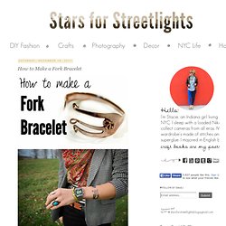 How to Make a Fork Bracelet DIY Fashion and Craft Tutorials