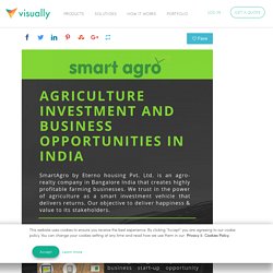 Start Up Business Investors in India - Smart Agro