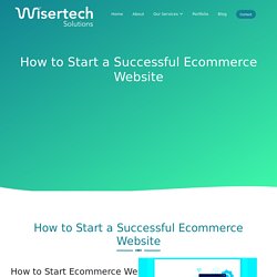 How to Start Ecommerce Website