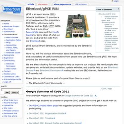 start - Etherboot/gPXE Wiki