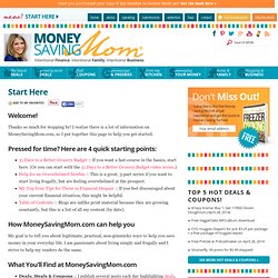 Great Frugal Site: Money Saving Mom (Not Just For Moms)