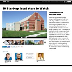 10 Start-up Incubators to Watch
