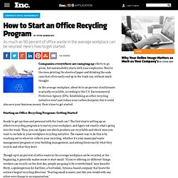 How to Start an Office Recycling Program
