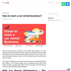 How to start a car rental business?