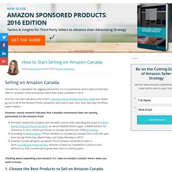 How to Start Selling on Amazon Canada