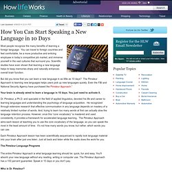 How You Can Learn a Language in only 10 Days