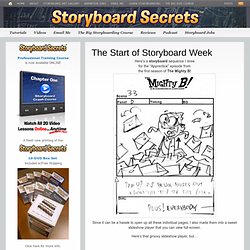 The Start of Storyboard Week