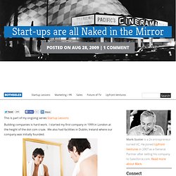 Start-ups are all Naked in the Mirror