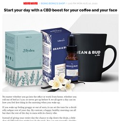Start your day with a CBD boost for your coffee and your face