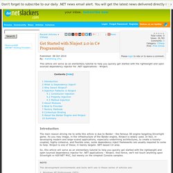 Get Started with Ninject 2.0 in C# Programming