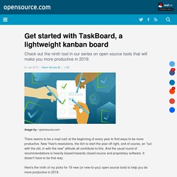 Get started with TaskBoard, a lightweight kanban board