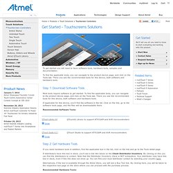 Atmel Corporation - Getting Started - Touchscreens