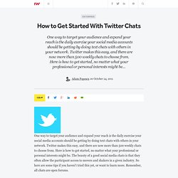 How to Get Started With Twitter Chats