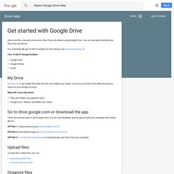 Overview of Google Drive - Drive Help