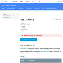 Web Tools - Google Developers