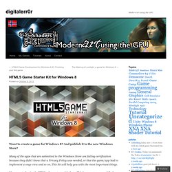 HTML5 Game Starter Kit for Windows 8