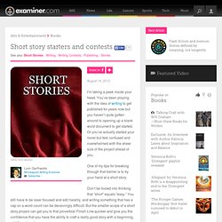 Short story starters and contests - Minneapolis Writing