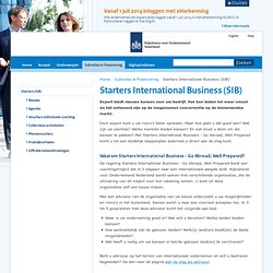 Starters International Business (SIB)