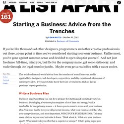 Starting a Business: Advice from the Trenches - Aurora