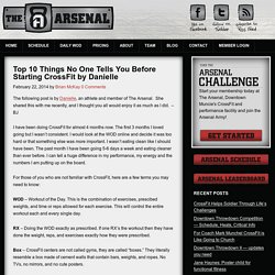 Top 10 Things No One Tells You Before Starting CrossFit by Danielle – The Arsenal