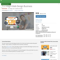 Starting a Web Design Business: Make Money from Home - Udemy