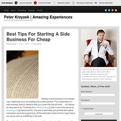 Best Tips For Starting A Side Business For Cheap