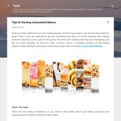 Tips for Starting a Successful Bakery