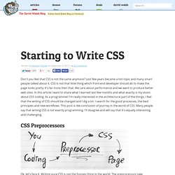 Starting to Write CSS